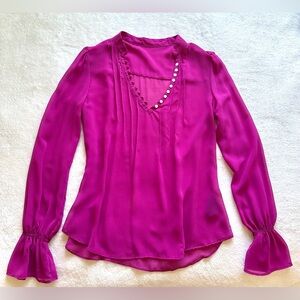 Anthropology Elegant Purple Women's Top